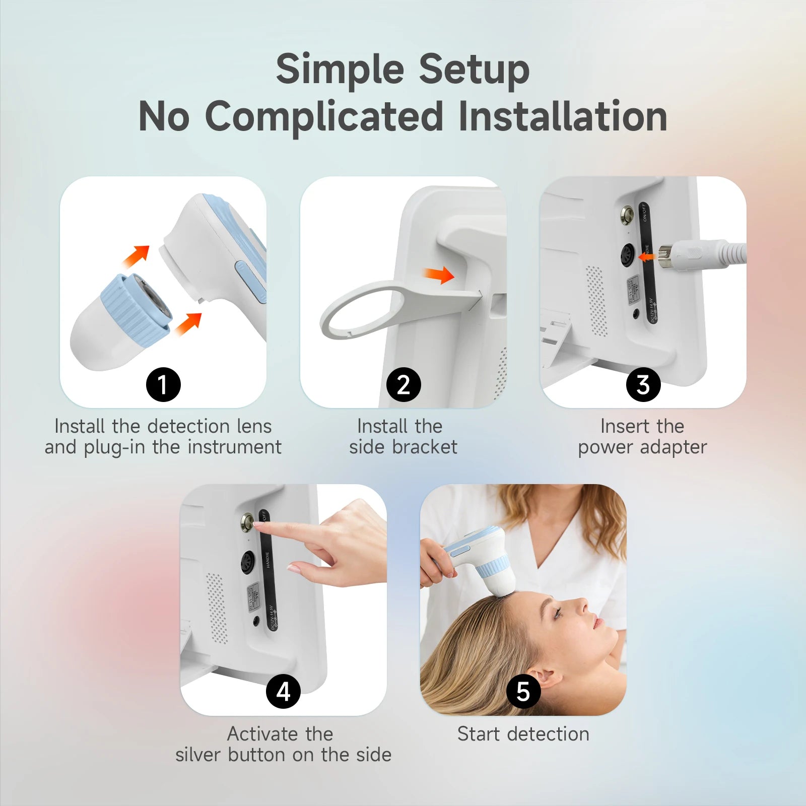 USB Electric Nano Microneedle Pen, Facial Essence Import Tool, Home Beauty Care, Free 10 Replacement Nibs