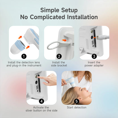 USB Electric Nano Microneedle Pen, Facial Essence Import Tool, Home Beauty Care, Free 10 Replacement Nibs