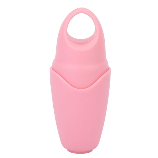 V Shaped Design DIY Making Calming Removing Puffiness Silicone Face Ice Mold Beauty Care (Pink)