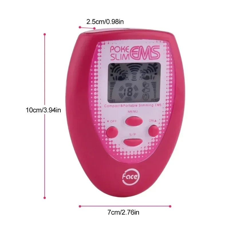 EMS Facial Massager Low Frequency Pulse V Shaped Muscle Stimulator for Facial Lifting Skin Tightening Beauty Care for Adult