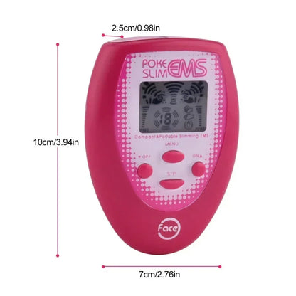 EMS Facial Massager Low Frequency Pulse V Shaped Muscle Stimulator for Facial Lifting Skin Tightening Beauty Care for Adult