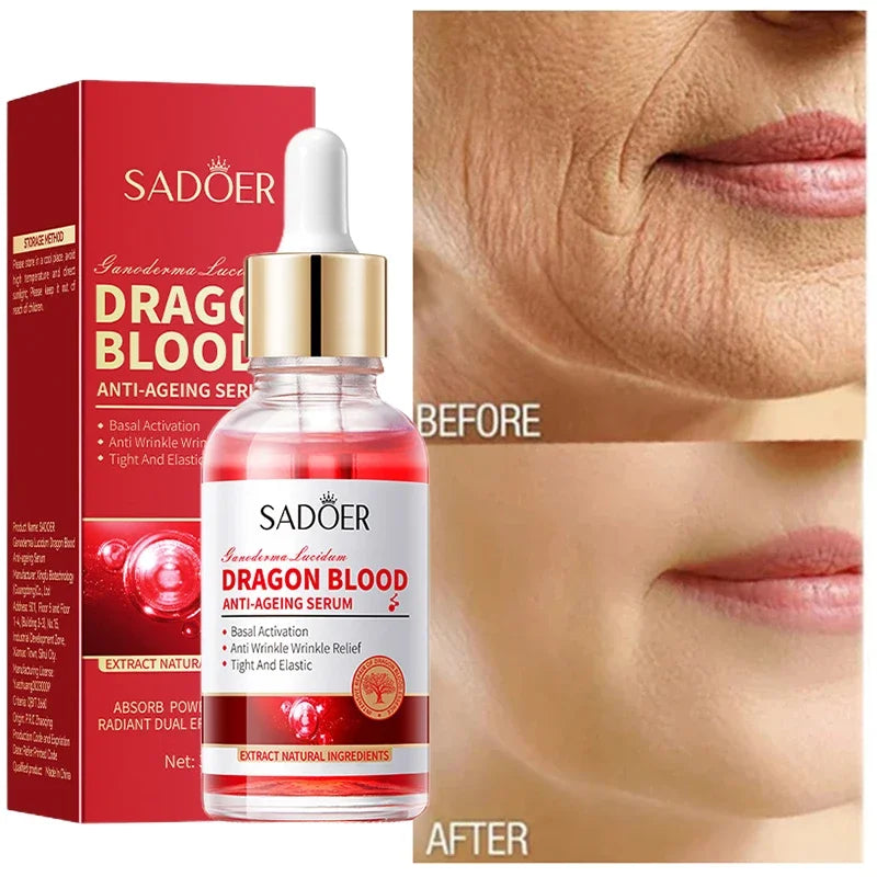Royal Dragon Blood Serum Placenta Rejuvenation Moisturizing Smoothing Facial Firming Essence Improve Roughness Beauty Care