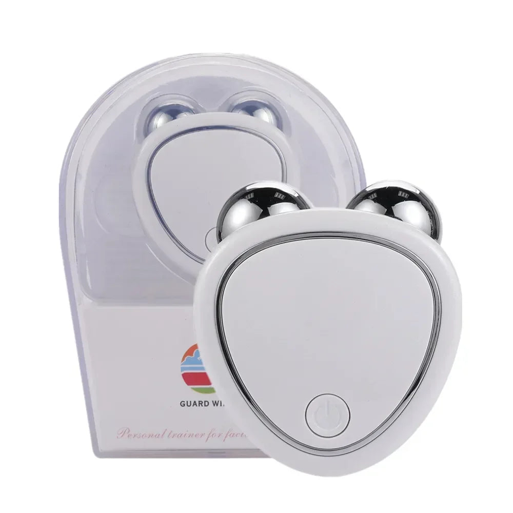 Electric Face Massager Lifting Roller Microcurrent Sonic Vibration Facial Lifting Skin Tighten Massage Beauty Care Devices