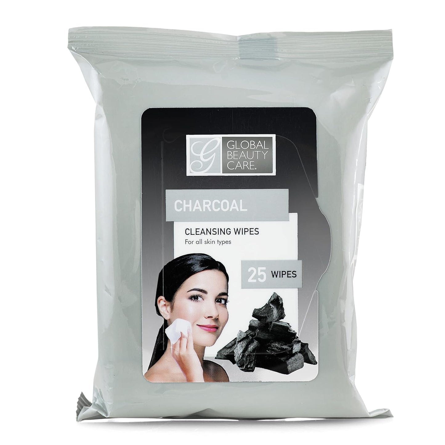 Makeup Remover Wipes (100 Count (4-Pack), Charcoal)