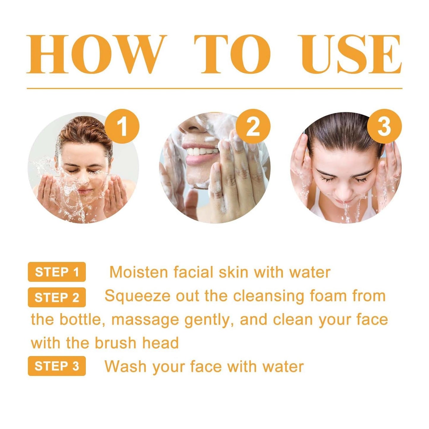 Revitalize Your Skin with Our 2Pcs Turmeric Facial Cleanser - Foaming Face Wash for a Bright, Glowing Complexion (100Ml)