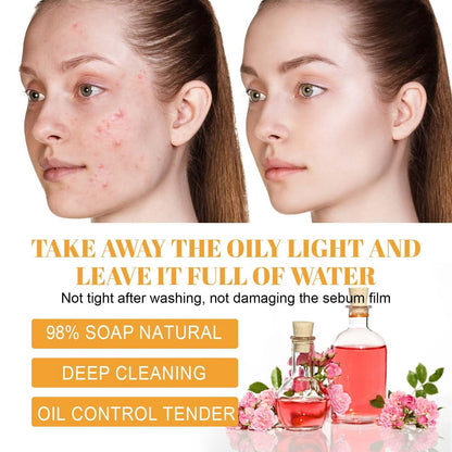 Revitalize Your Skin with Our 2Pcs Turmeric Facial Cleanser - Foaming Face Wash for a Bright, Glowing Complexion (100Ml)