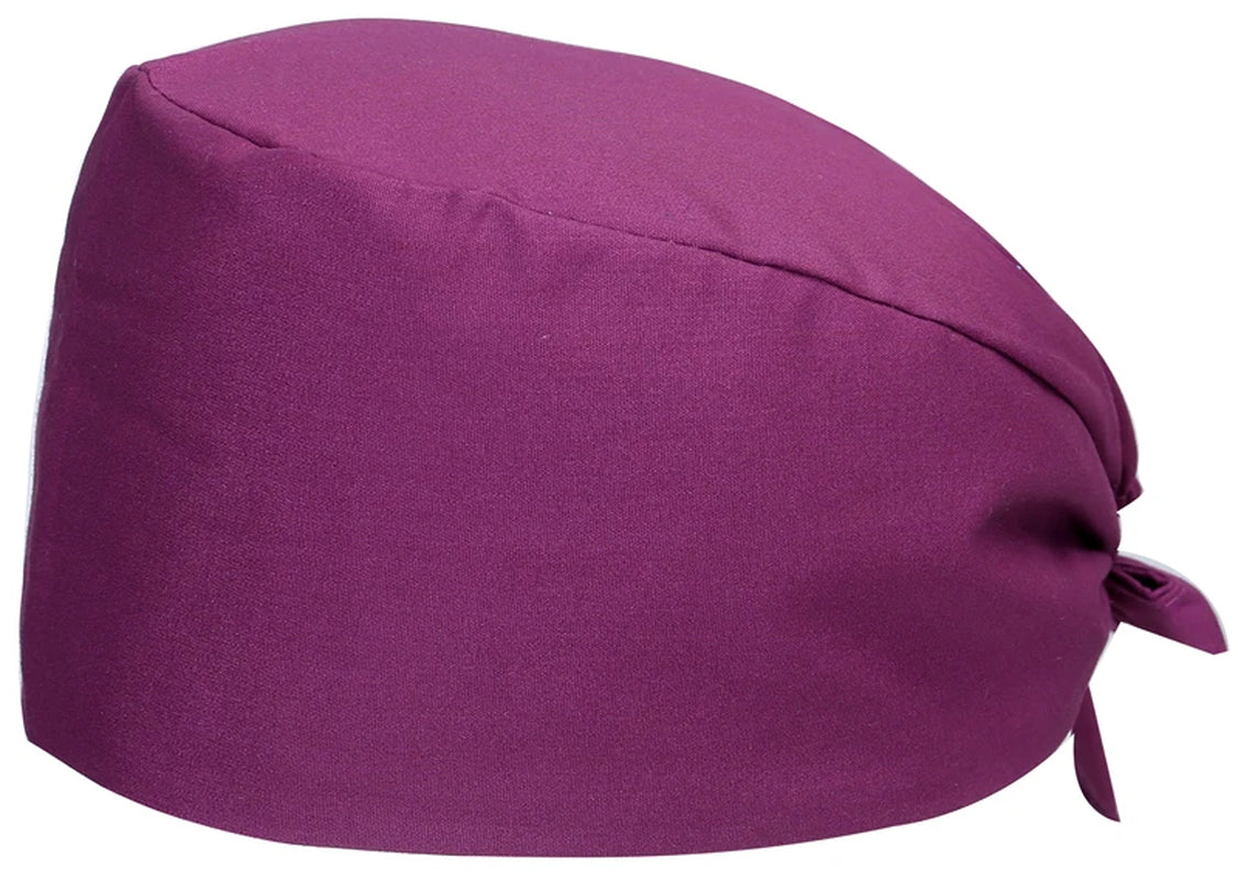 Solid Color Cotton Beauty Care Work Hat Scrubs Caps