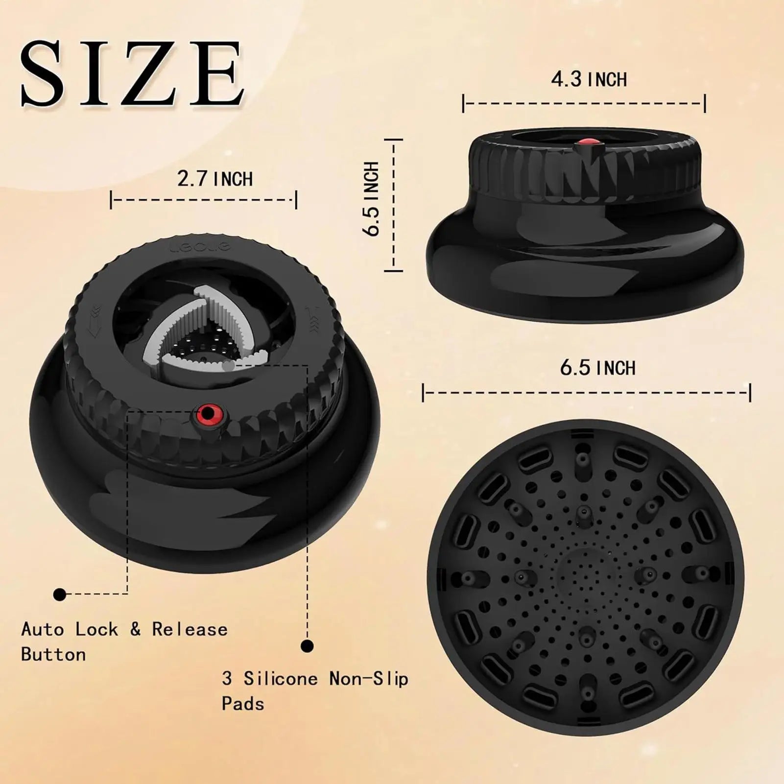 Portable Curly Hair Diffuser Hair Dryer Head Replacement Accessories Beauty Care Supplies Hair Dryer Diffuser Attachment