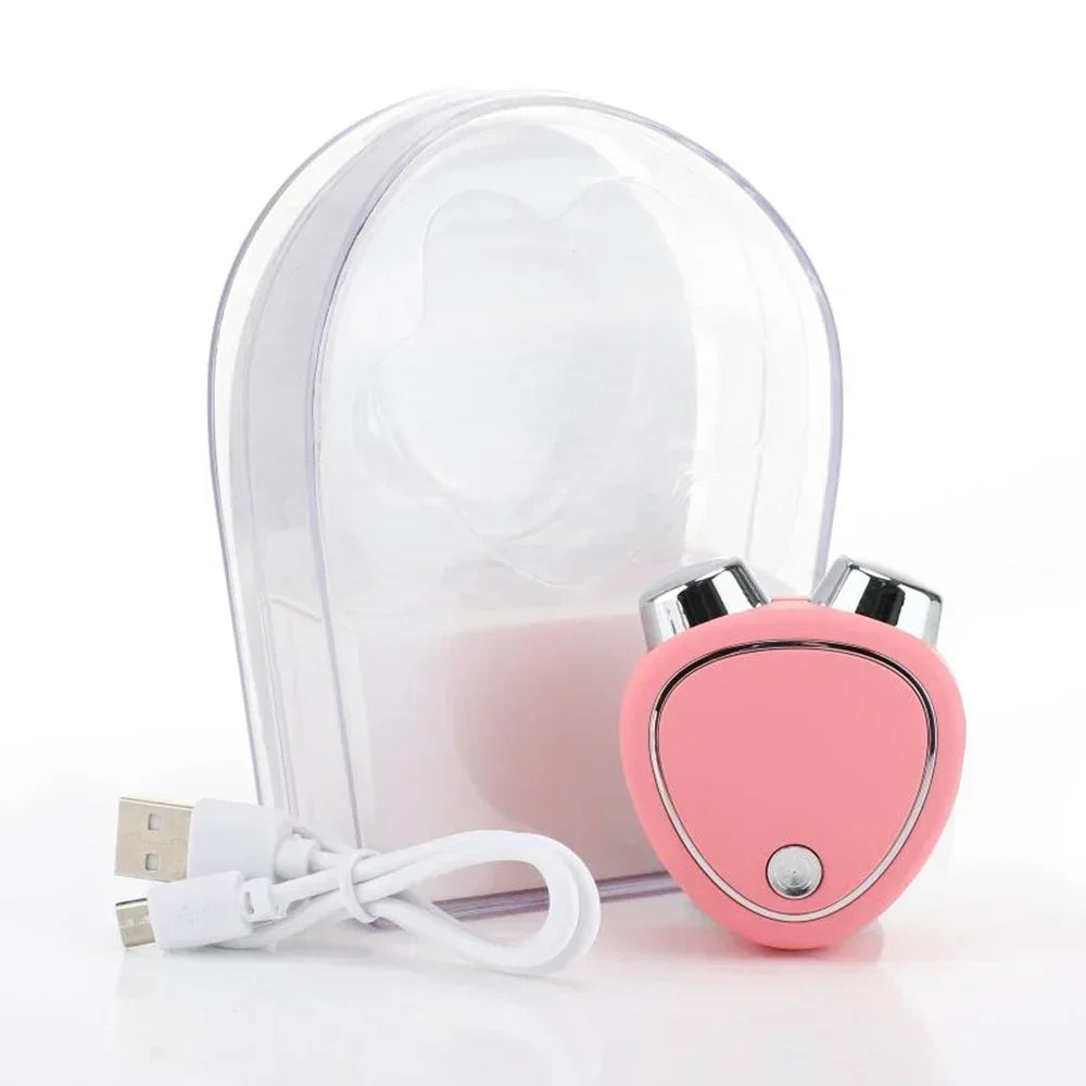 Electric Face Massager Lifting Roller Microcurrent Sonic Vibration Facial Lifting Skin Tighten Massage Beauty Care Devices