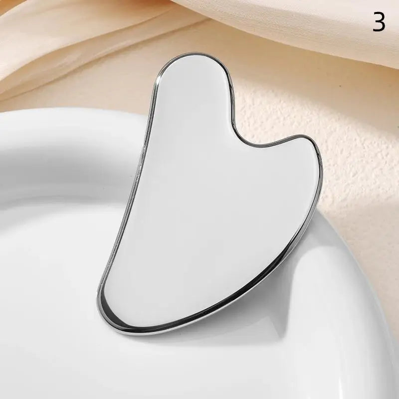 1Pcs Stainless Steel Skin Tightening Face Lifting Beauty Care Massage Roller Facial Roller Gua Sha Beauty Face Neck Massage Tool