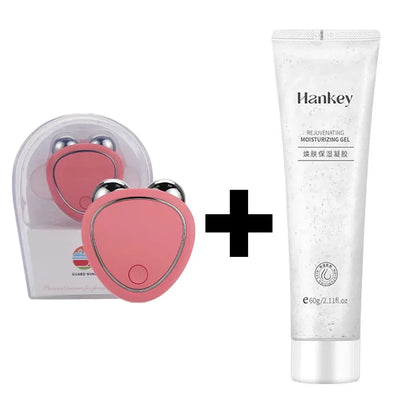 Electric Face Massager Lifting Roller Microcurrent Sonic Vibration Facial Lifting Skin Tighten Massage Beauty Care Devices