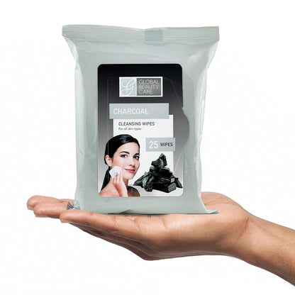 Makeup Remover Wipes (100 Count (4-Pack), Charcoal)