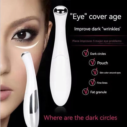 Electric Eye Massager – Anti-Aging Eye Massage Pen for Dark Circles & Wrinkles, Beauty Care Tool